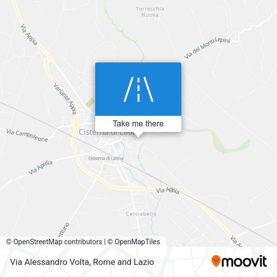 Via Alessandro Volta map