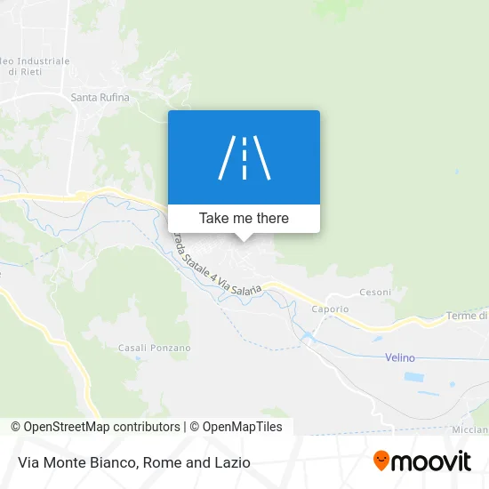 Mont Blanc Street map