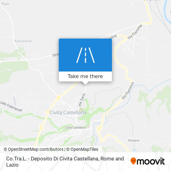Co.Tra.L. - Deposito Di Civita Castellana map