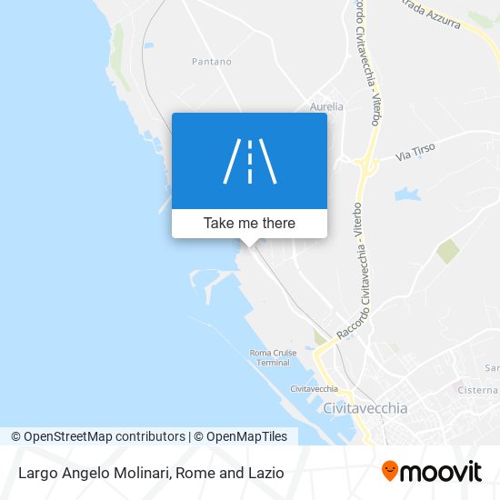 Largo Angelo Molinari map