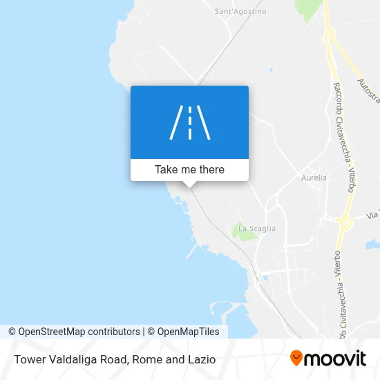 Tower Valdaliga Road map