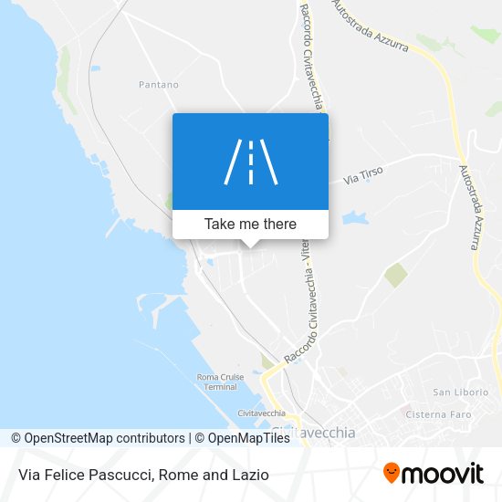 Via Felice Pascucci map