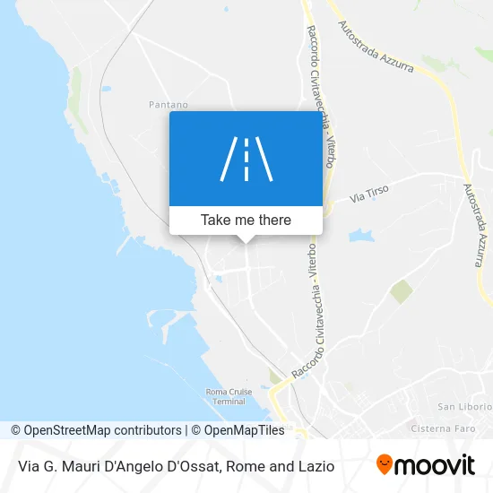 G. Mauri D'Angelo D'Ossat Street map