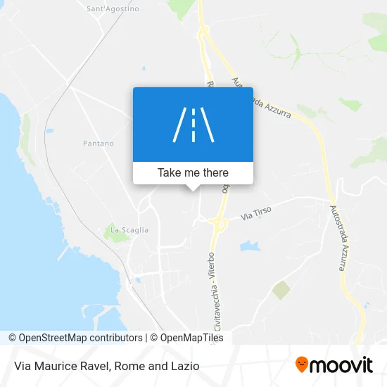 Maurice Ravel Street map