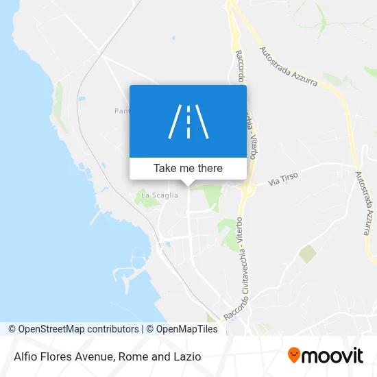 Alfio Flores Avenue map