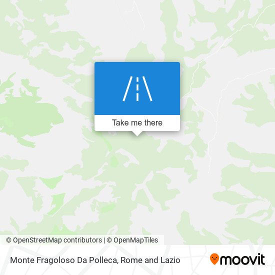 Monte Fragoloso Da Polleca map