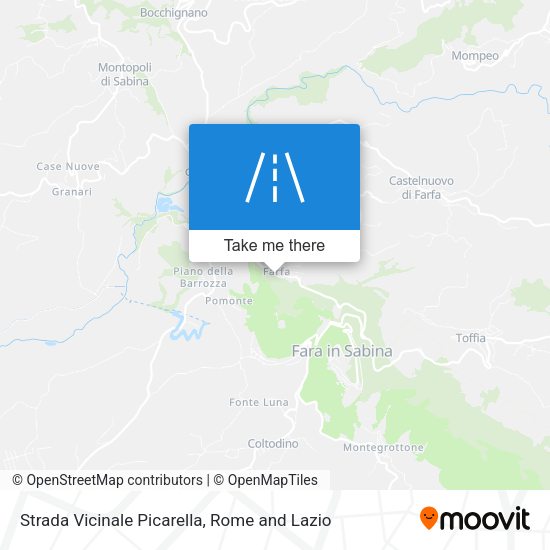 Strada Vicinale Picarella map