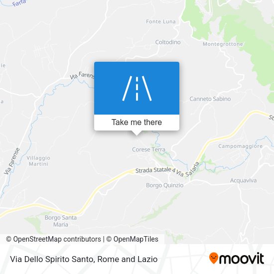 Via Dello Spirito Santo map