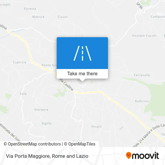 Maggiore Gate Street map