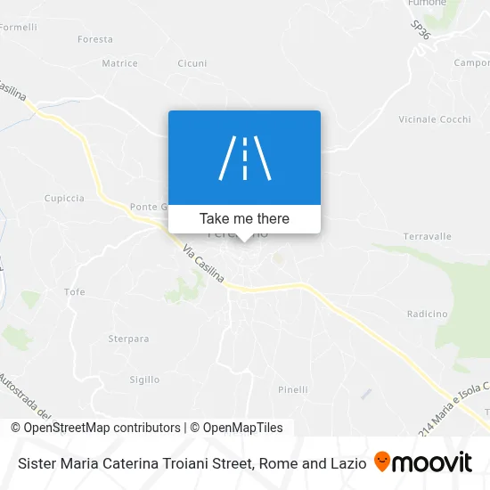Sister Maria Caterina Troiani Street map
