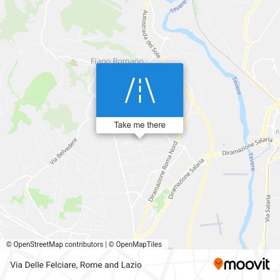 Via Delle Felciare map