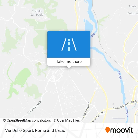 Dello Sport Street map
