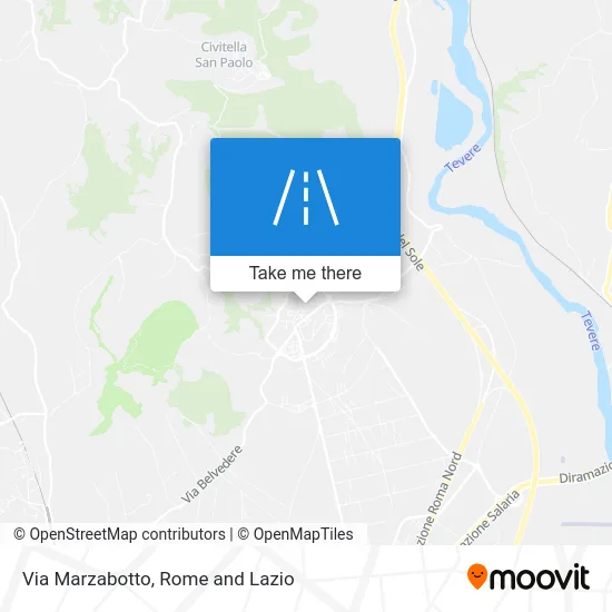 Marzabotto Street map