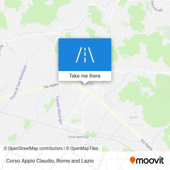Corso Appio Claudio map