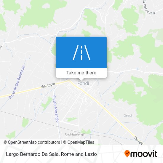 Largo Bernardo Da Sala map