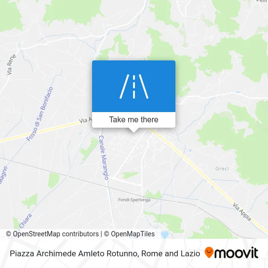 Archimede Amleto Rotunno Square map