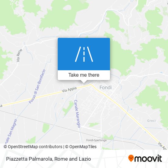 Piazzetta Palmarola map