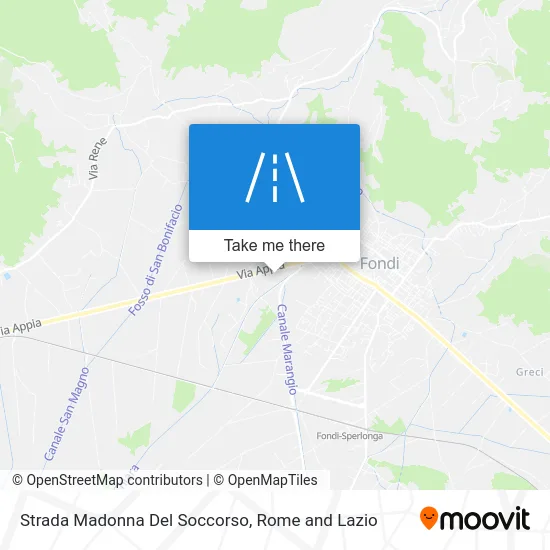 Madonna Del Soccorso Road map