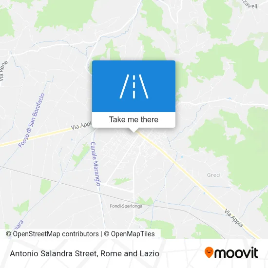 Antonio Salandra Street map