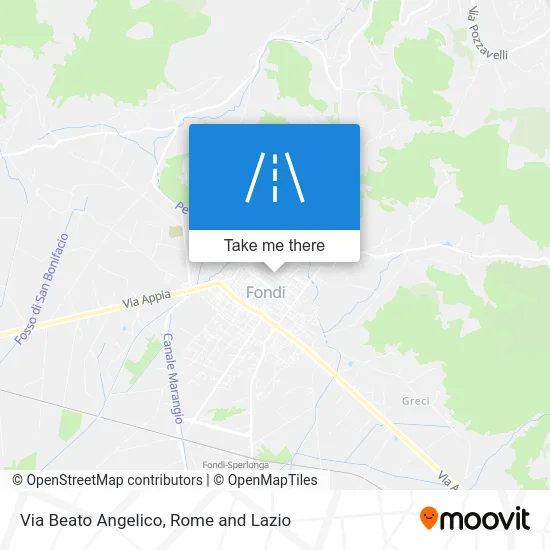 Blessed Angelico Street map