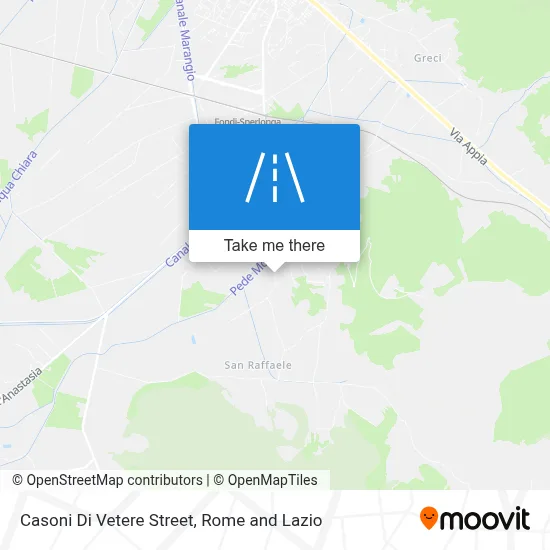Casoni Di Vetere Street map