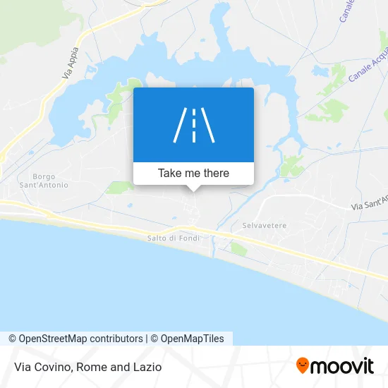 Via Covino map