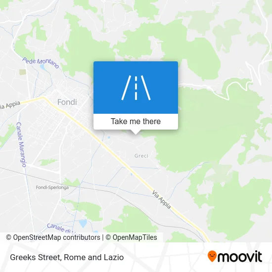 Greeks Street map