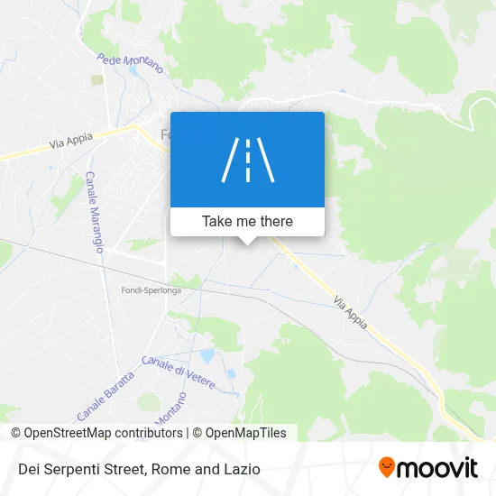 Dei Serpenti Street map