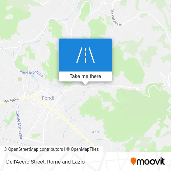 Dell'Acero Street map