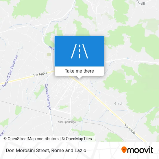 Don Morosini Street map