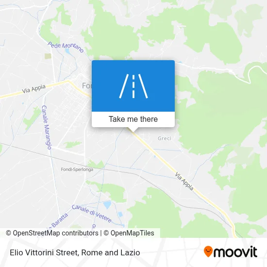 Elio Vittorini Street map