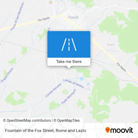 Fountain of the Fox Street map