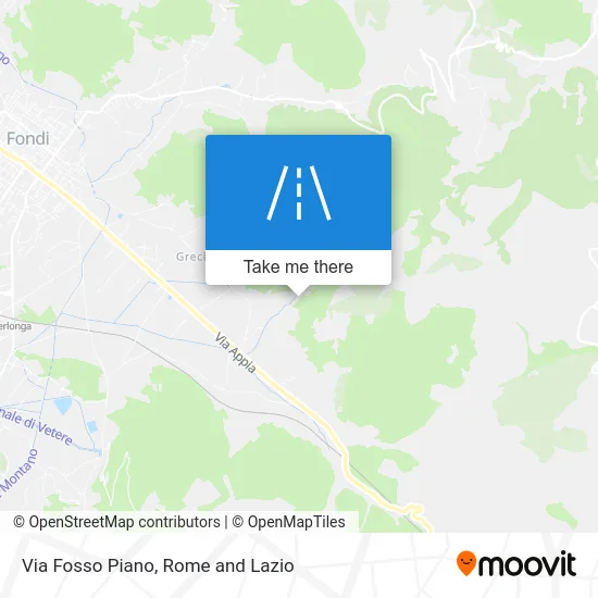 Fosso Piano Street map