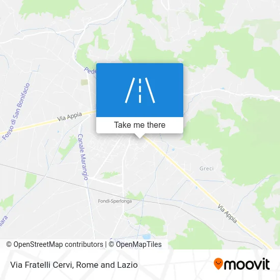 Fratelli Cervi Street map