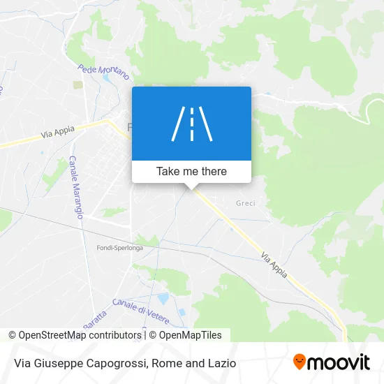 Giuseppe Capogrossi Street map