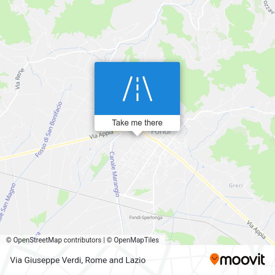 Via Giuseppe Verdi map