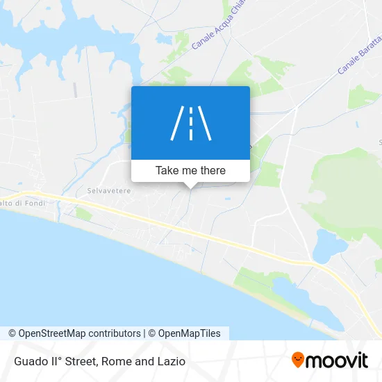 Guado II° Street map