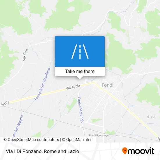 I Di Ponzano Street map