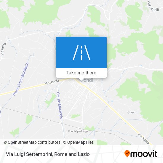 Via Luigi Settembrini map