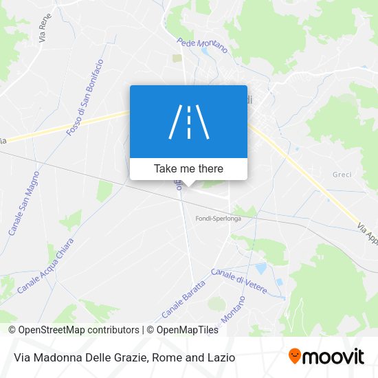 Via Madonna Delle Grazie map