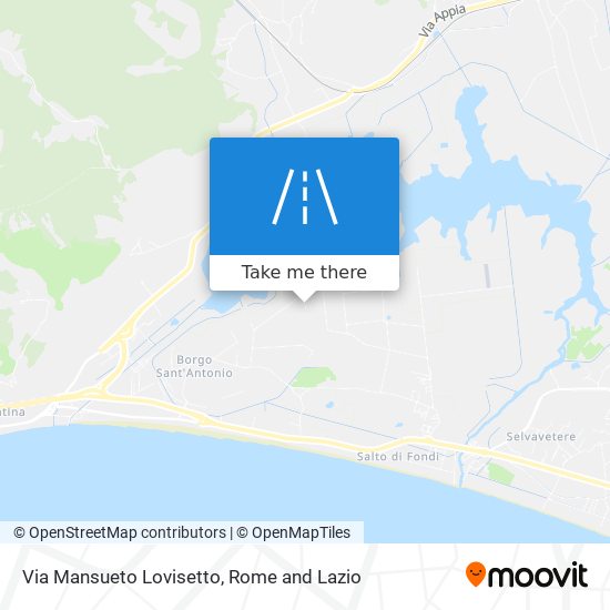 Via Mansueto Lovisetto map