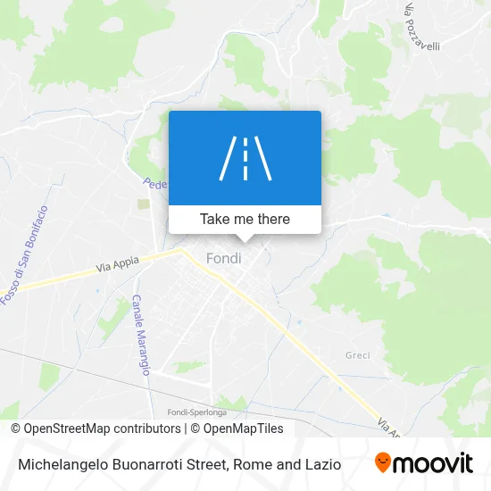 Michelangelo Buonarroti Street map