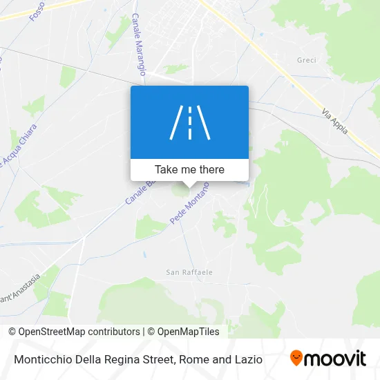 Monticchio Della Regina Street map