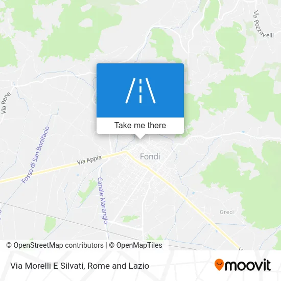 Via Morelli E Silvati map