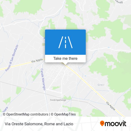 Via Oreste Salomone map