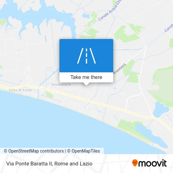Ponte Baratta II Street map