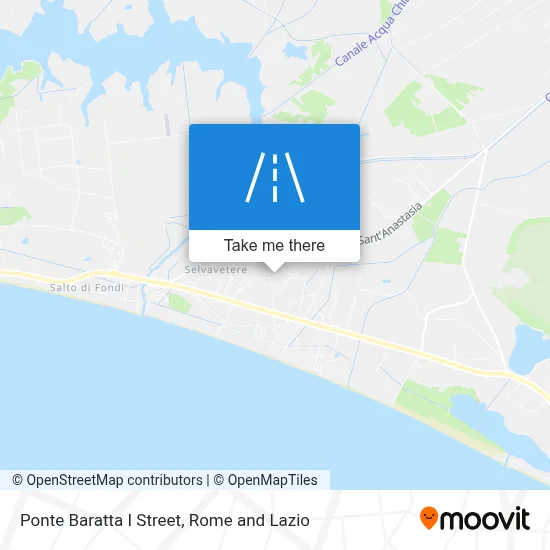 Ponte Baratta I Street map