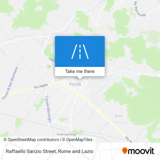 Raffaello Sanzio Street map