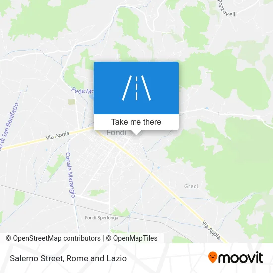 Salerno Street map