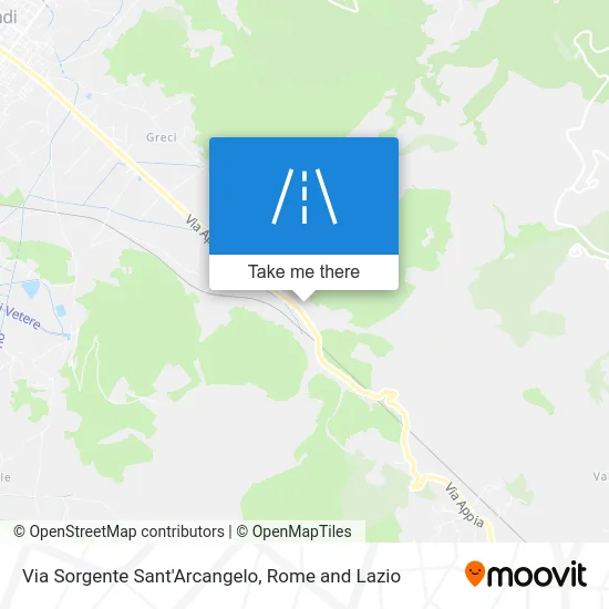 Sorgente Sant'Arcangelo Street map